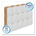 Dinner Napkins | Scott 98730 12 in. x 17 in. 1-Ply Full-Fold Dispenser Napkins - White (6000/Carton) image number 2