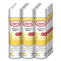 Disinfecting & Cleaning Solutions | Claire CL1002 17 oz. Aerosol Spray Spray Q Disinfectant - Lemon Scent (12/Carton) image number 1