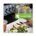Disposable Knives | Dixie DUSSPK5 SmartStock Tri-Tower Dispensing System Polypropylene Knives - Black (40/Pack, 24 Packs/Carton) image number 8