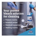Cleaning Cloths & Wipes | Clorox Healthcare 31424 6.75 in. x 9 in. 1-Ply Individual Bleach Germicidal Wipes - Unscented White (6/Carton) image number 7