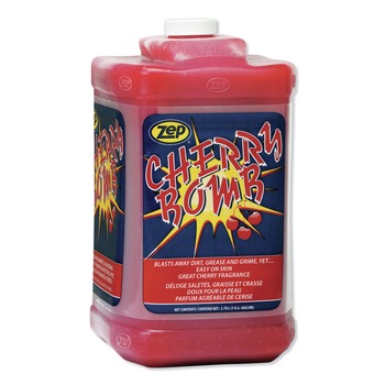 SOAP REFILLS | Zep Commercial 95124 1 gal. Bottle Cherry Bomb Hand Cleaner - Cherry Scent