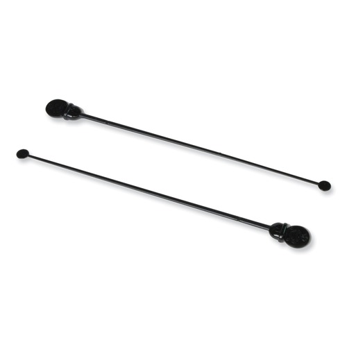 Straws/Stems/Sticks | AmerCareRoyal STRNPLUG-BK Beverage Plugs - Black (2000/Carton) image number 0