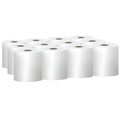 Perforated Roll & Hand Towels | Scott 01040 8 in. x 800 ft. 1.5 in. Core 1-Ply Essential Hard Roll Towels - White (12 Rolls/Carton) image number 0