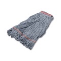 Mop Heads | Carlisle 369423B14 43 x 6 x 3 Looped-End Cotton Mop - Medium/Red image number 1