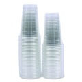 Cups | Boardwalk BWKPET20 20 oz. PET Plastic Cold Cups - Clear (50/Sleeve, 20 Sleeves/Carton) image number 2