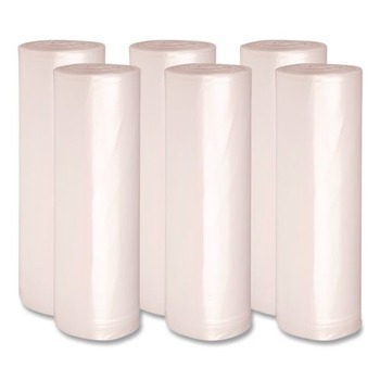 Boardwalk V7658ENKR01 38 in. x 58 in. 60 gal. 19 mic High-Density Can Liners - Natural (150/Carton)