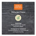 Cup Sleeves | World Centric SL-PA-ME Hot Cup Sleeves Fits 8 oz. Cups - Natural (1000/Carton) image number 2