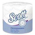 Perforated Roll & Hand Towels | Scott 04460 2-Ply Septic Safe Essential Standard Roll Bathroom Tissue for Business - White (550/Roll) image number 0