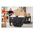 Carts & Trucks | Rubbermaid Commercial FG101100BLA 151 gal. 600 lbs. Capacity Plastic Structural Foam Tilt Truck - Black image number 4