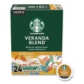 Coffee - Caffeinated | Starbucks 12434950 Coffee K-Cups Pack - Veranda Blend (24/Box) image number 0