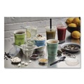 Cup Lids | Pactiv Corp. YLP20CNH EarthChoice 9 - 20 oz. No Straw Slot Cold Cup Lids - Clear (1020/Carton) image number 5