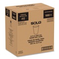 Perforated Roll & Hand Towels | SOLO 412RCN-PLANET Recycled Content PCF Paper Hot Cups ProPlanet Seal 12 oz White/Blue (1000/Carton) image number 3