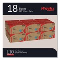 Perforated Roll & Hand Towels | WypAll 05320 1-Ply 9 in. x 10.5 in. L10 Towels with POP-UP Box - White (125/Box, 18 Boxes/Carton) image number 3