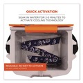 Head & Face Protection | Ergodyne 12306 Chill-Its 6700 One Size Fits Most Cooling Bandana Polymer Tie Headband - Navy Western image number 2