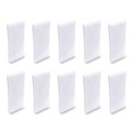 Scouring Pads & Sticks | Boardwalk 7100360064 4.62 x 10 Fine Grade Utility Pad - White (10/Carton) image number 0