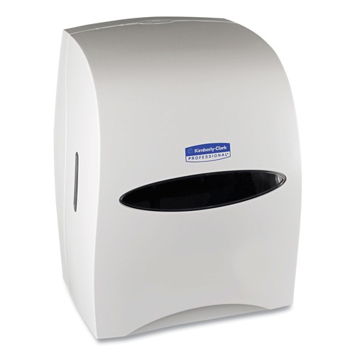 Towel Dispensers | Kimberly-Clark Professional 9991 12.63 in. x 10.2 in. x 16.13 in. Sanitouch Hard Roll Towel Dispenser - White image number 0