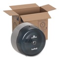 Toilet Tissue Dispensers | Georgia Pacific Professional 56501 SofPull 10.5 in. x 6.75 in. x 10.5 in. High-Capacity Center-Pull Tissue Dispenser - Smoke image number 0