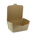 Food Containers & Lids | Pactiv Corp. NOB03KEC EarthChoice OneBox 6.5 x 4.5 x 3.25 66 oz Paper Box - Kraft (160/Carton) image number 1