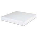 Pizza Boxes | SCT SCH 1465 14 in. x 14 in. x 1.88 in. Paper Lock-Corner Pizza Boxes - White (100/Carton) image number 0