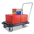 Carts & Trucks | Deflecto CRT5500-04 300 lb Capacity 21 x 32.5 x 37.5 Heavy-Duty Platform Cart - Black image number 8