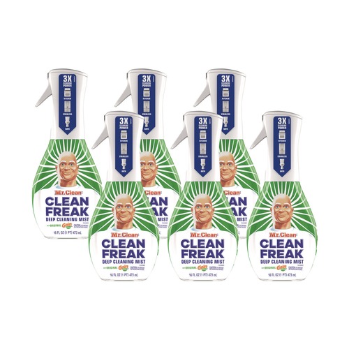 All Purpose Cleaners & Degreasers | Mr. Clean 79127 Clean Freak 16 oz. Spray Bottle Deep Cleaning Mist Multi-Surface Spray - Gain Original (6/Carton) image number 0