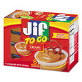 Snacks | Jif To Go 5150024136 1.5 oz. Cup Spreads Creamy Peanut Butter (8/Box) image number 0