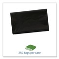 Low-Density Trash Bags | Stout by Envision T2424B10 24 in. x 24 in. 1 mil. 10 Gallon Total Recycled Content Plastic Trash Bags - Brown/ Black (250/Carton) image number 3