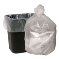 High-Density Trash Bags | Good 'n Tuff 1506950 40 in. x 46 in. 45-Gallon 10 mic. Waste Can Liners - Natural (250/Carton) image number 3