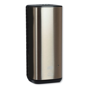SOAP DISPENSERS | Tork 466100 Image Design 4.5 x 5.12 x 10.62 1 L Foam Skincare Automatic Dispenser with Intuition Sensor - Stainless Steel