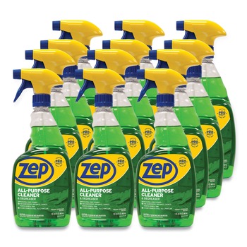 PRODUCTS | Zep Commercial ZUALL32 32 oz. Spray Bottle All-Purpose Cleaner and Degreaser - Fresh Scent (12/Carton)