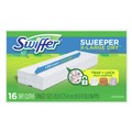 Mop Heads | Swiffer 80337556 16.9 in. x 9.8 in. Sweeper XL Dry Refill Cloths - White (4/Carton) image number 1