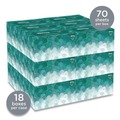 Perforated Roll & Hand Towels | Kleenex 11268 8.9 in. x 10 in. POP-UP Box Ultra Soft Hand Towels - White (18-Boxes/Carton) image number 2