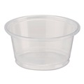 Perforated Roll & Hand Towels | Dixie PP20CLEAR Plastic Souffle/Portion Cups 2 oz. - Clear (2400/Carton) image number 1