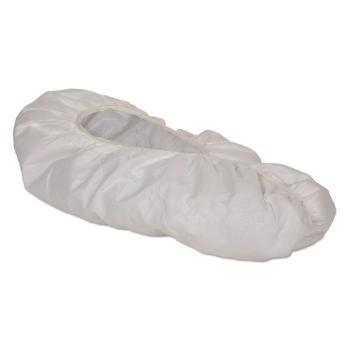 Foot Protection | Ansell KCC 44490 A40 Shoe Covers - One Size Fits All, White (400/Carton) image number 0