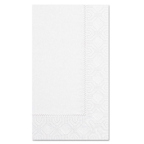 Dinner Napkins | Hoffmaster 180500 15 in. x 17 in. 2-Ply Dinner Napkins - White (1000/Carton) image number 0