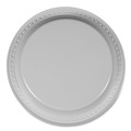 Plates | Tablemate 10644WH 10.25 in. Diameter Plastic Dinnerware Plates - White (125/Pack) image number 3