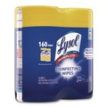 Cleaning Cloths & Wipes | LYSOL Brand 19200-80296 1-Ply 7 in. x 7.25 in. Lemon and Lime Blossom Disinfecting Wipes - White (2/Pack) image number 2