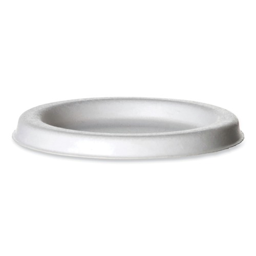 Souffle & Portion Cups | Eco-Products EP-SPCLID2 2 oz Sugarcane Portion Cup Lids - White (2500/Carton) image number 0