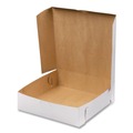 Bakery Boxes & Containers | SCT 953 9 in. x 9 in. x 2.5 in. Non-Window Paper Bakery Boxes - White (250/Carton) image number 1