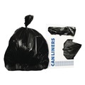 Low-Density Trash Bags | Heritage L5645TK ER1 Eco Blend Max 28 in. x 45 in. 0.8 mil 23 Gallon Can Liners - Black (25 Bags/Roll, 10 Rolls/Carton) image number 3