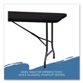 Table Covers & Skirts | Iceberg 16631 iGear 30 in. x 96 in. Polyester Fabric Table Top Cap Cover - Black image number 8