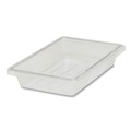 Perforated Roll & Hand Towels | Rubbermaid Commercial FG330400CLR 5 Gallon 12 in. x 18 in. x 9 in. Food/Tote Box - Clear image number 0