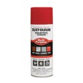 Paint & Paint Supplies | Rust-Oleum 1660830 12 oz. Aerosol Can Industrial Choice 1600 System Multi-Purpose Enamel Spray Paint - Flat Safety Red (6/Carton) image number 0