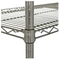 Racks & Shelving | Alera ALESW503624SR NSF Certified Industrial 4-Shelf 36 in. x 24 in. x 72 in. Wire Shelving Kit - Silver image number 8