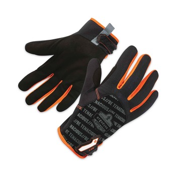 WORK AND WELDING GLOVES | Ergodyne 17176 ProFlex 812 Standard Mechanics Gloves - 2X-Large Black (1-Pair)