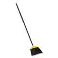 Brooms | Rubbermaid Commercial FG638906BLA 46 in. Smooth Sweep Angled Broom - Jumbo, Black/Yellow (6/Carton) image number 1