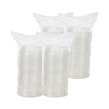 Dart CL10P Plastic Dome Covers fit 10 in. Disposable Plates - Clear (500/Carton)
