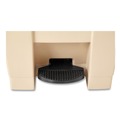 Indoor Waste Receptacles | Rubbermaid Commercial FG614400BEIG 12 Gallon Indoor Utility Step-On Plastic Waste Container - Beige image number 5