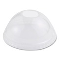 Cup Lids | World Centric CPLCS12D PLA Dome Cold Cup Lids - Clear (1,000/Carton) image number 0