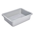 Janitorial Boxes & Bins | Rubbermaid Commercial FG334900GRAY 20 in. x 15 in. x 5 in. Bus/Utility Tote - Gray image number 0